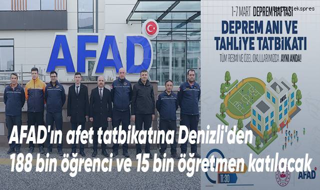 Afad N Afet Tatbikat Na Bin Renci Ve Bin Retmen Kat Lacak