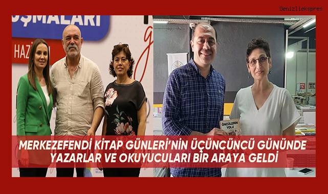 Merkezefendi Kitap Günleri nin üçüncü gününde yazar ve okuyucuları bir