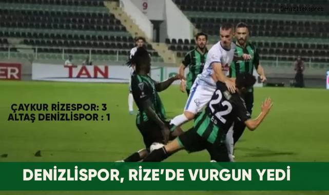 Spor Toto Lig Aykur Rizespor Denizlispor Spor Denizli