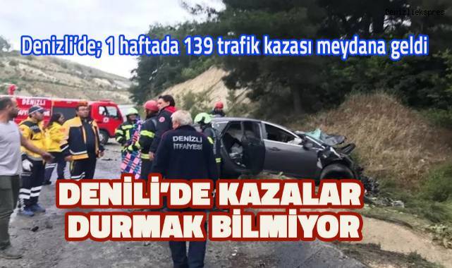 Denizli De Haftada Trafik Kazas Meydana Geldi Asayi Denizli