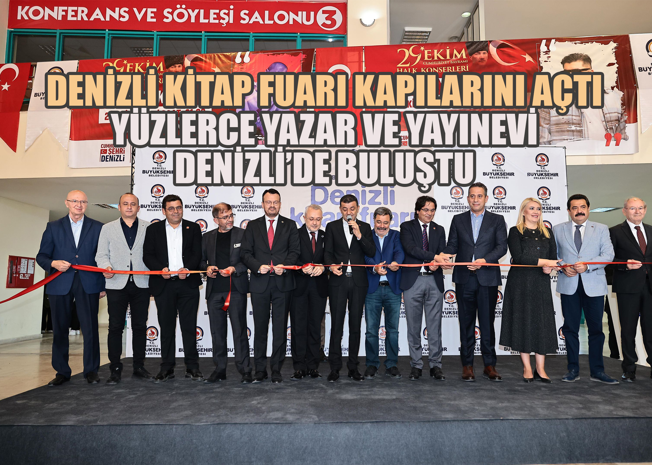 Denizli Kitap Fuarı Kapılarını Açtı; Yüzlerce Yazar ve Yayınevi Denizli'de Buluştu